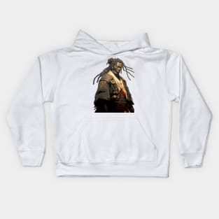 Yasuke Black Samurai in 1579 Feudal Japan No. 3 Kids Hoodie